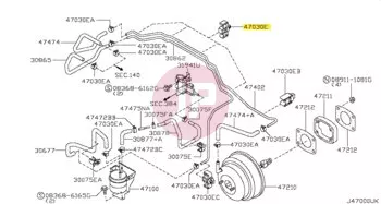 NISSAN 17571-01J00 - CLIP