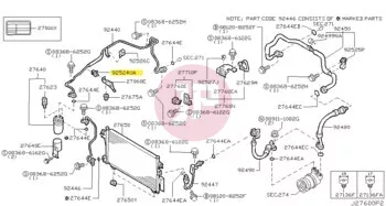 NISSAN 17574-29R01 - CLIP CABLE