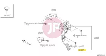 NISSAN 18016-89911 - PEDAL-ACCEL
