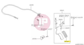 NISSAN 18016-89911 - PEDAL-ACCEL