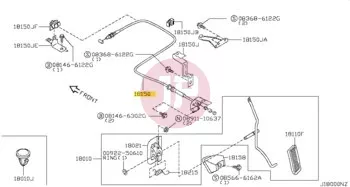 NISSAN 18201-VC310 - WIRE ASSY