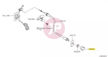 NISSAN 18415-31W10 - A LEVER THROTTL
