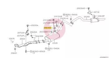 NISSAN 20641-S810A - INSULATOR ASSY
