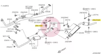 NISSAN 20641-S810A - INSULATOR ASSY
