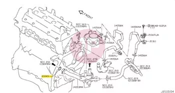 NISSAN 21049-AE010 - SEAL-O RING