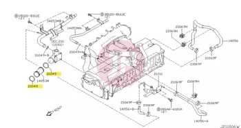 NISSAN 21049-VC200 - SEAL-O RING