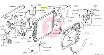 NISSAN 21430-C991A - CAP ASSY-FILLER