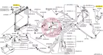 NISSAN 21430-F9912 - CAP ASSY-PRESSU