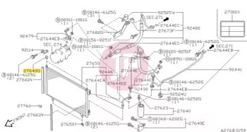 NISSAN 21506-10V00 - MOUNTG RUBR-RAD