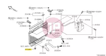 NISSAN 21508-2TG0A - MOUNTING