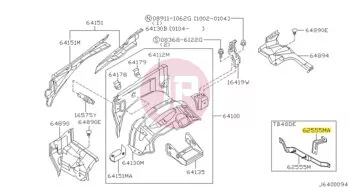 NISSAN 21614-VD210 - BRACKET
