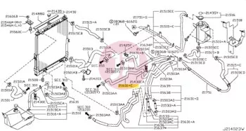 NISSAN 21634-VC200 - HOSE-FLEXIBLE