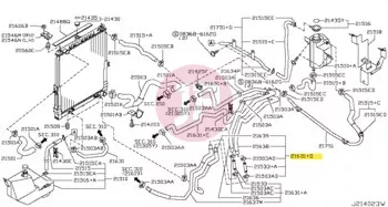 NISSAN 21635-VC810 - HOSE-FLEXIBLE