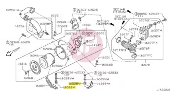 NISSAN 23773-61A00 - MOUNTING RUBBER