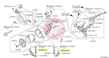 NISSAN 23774-61A0A - Rezgéscsillapított rögzítéshez Hüvely