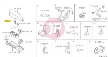 NISSAN 24370-79910 - LINK-FUSIBLE