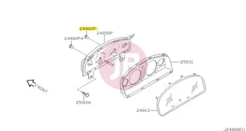 NISSAN 24860-C9900 - SOCKET BULB A