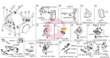 NISSAN 25070-CD00A - SENSOR