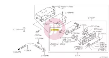 NISSAN 27545-0N002 - LAMP ASSY