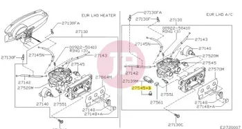 NISSAN 27545-64J00 - LAMP ASSY