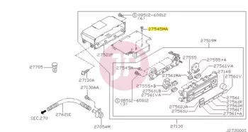 NISSAN 27545-8E100 - LAMP ASSY