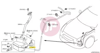 NISSAN 28920-AR000 - PUMP-WASHER