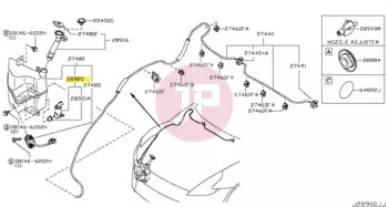 NISSAN 28920-AR000 - PUMP-WASHER