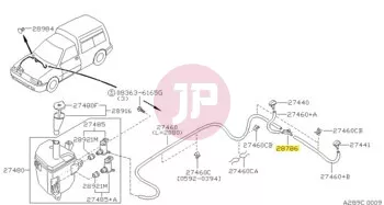 NISSAN 28937-10V00 - TUBE
