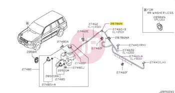 NISSAN 28937-VB000 - CONN 3WAY WINDS