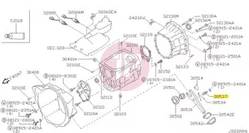 NISSAN 30537-0T000 - PIN-BALL