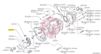 NISSAN 30537-0T000 - PIN-BALL