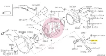 NISSAN 30537-0T000 - PIN-BALL