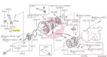 NISSAN 30543-31G10 - Clutch Fork Dust Boot Clip
