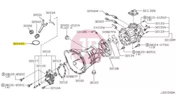 NISSAN 30543-31G10 - CLIP-CLUTCH DST