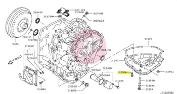 NISSAN 31377-1XB0C - BOLT