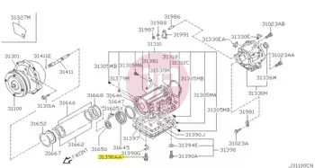 NISSAN 31377-41X06 - PLUG DRAIN O/PA