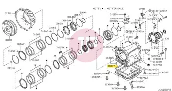 NISSAN 31397-90X0A - GASKET-OIL PAN