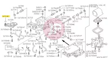 NISSAN 31526-41X07 - Automata váltó olajszűrő O-gyűrű