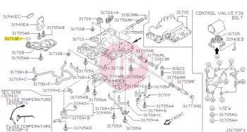 NISSAN 31526-41X07 - Automata váltó olajszűrő O-gyűrű