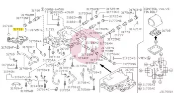 NISSAN 31728-41X03 - Automataváltó olajszűrő