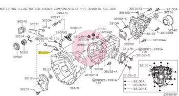 NISSAN 32005-32J2B - SWITCH ASSY