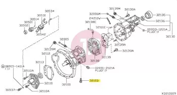 NISSAN 32103-U840A - PLUG ASSY-DRAIN
