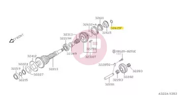 NISSAN 32204-VB000 - RING-SNAP