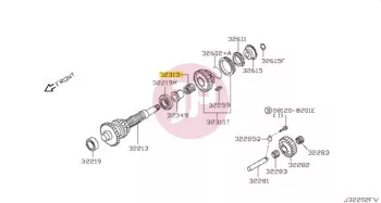 NISSAN 32223-0T200 - BRG MAIN SHAFT