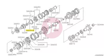 NISSAN 32348-0T210 - RING-SNAP