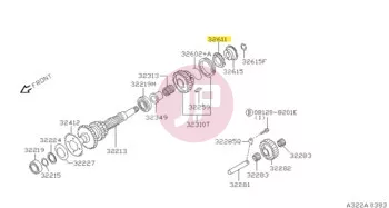 NISSAN 32611-VB100 - RING SYNCHRO