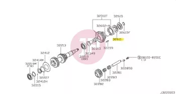 NISSAN 32611-VB100 - RING SYNCHRO