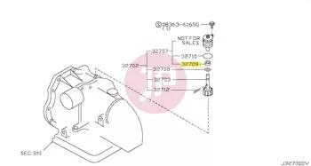 NISSAN 32709-58S00 - SEAL-OIL