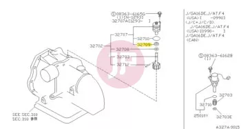 NISSAN 32709-58S00 - SEAL-OIL
