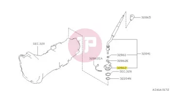 NISSAN 32862-05G60 - BOOT RUBBER C/L